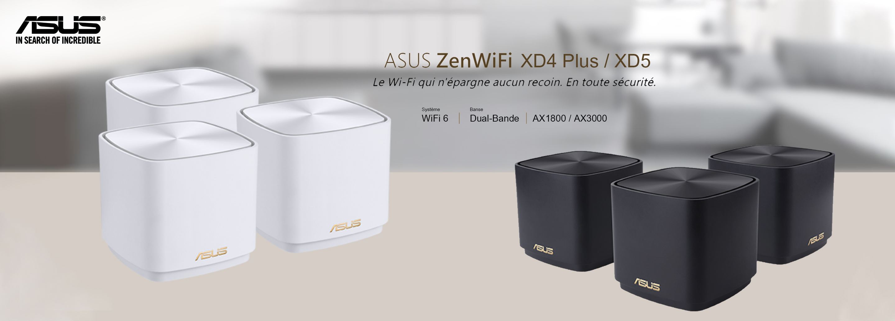 asus reseaux XD5 XD4 PLUS