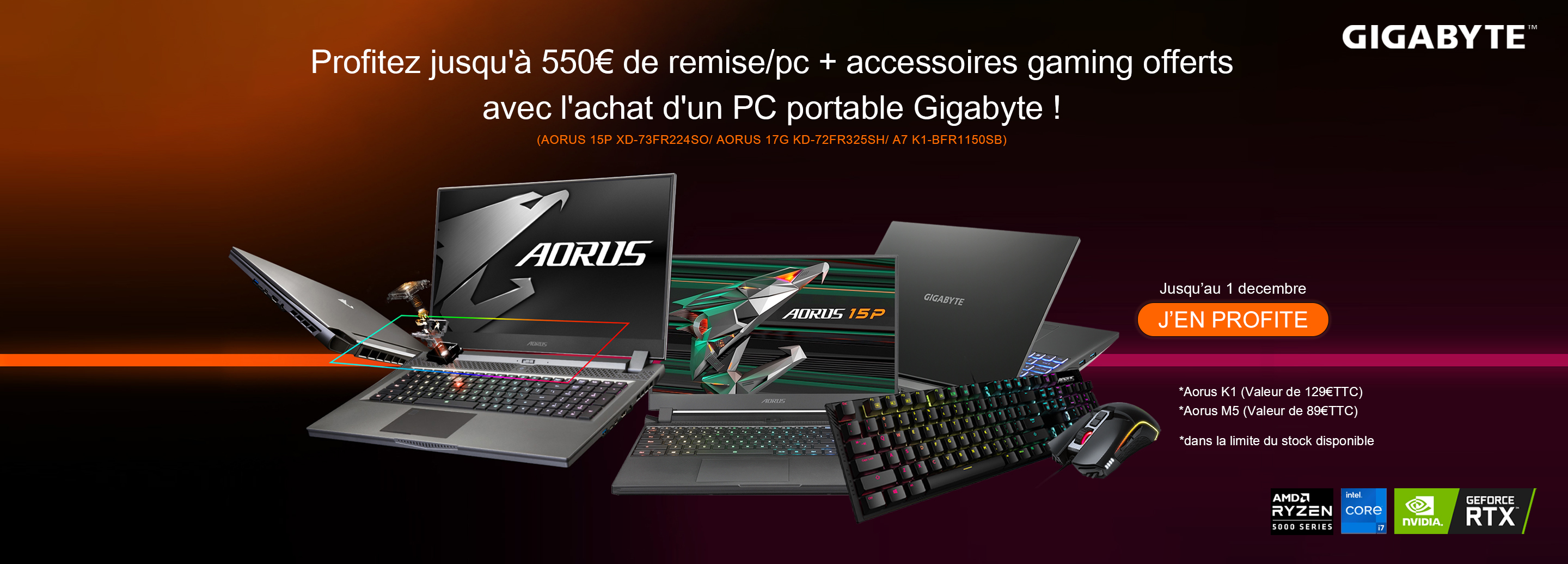 gigabyte nb 15P 17G A1 promo